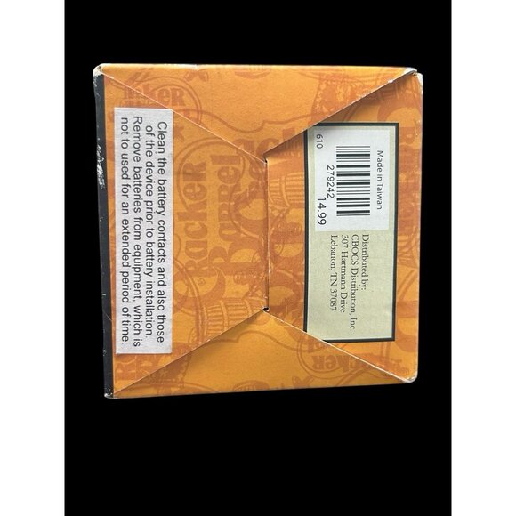 Witch Light Flickering Halloween Candle Masquerade Party Cracker Barrel 7" x 3" - Picture 7 of 11